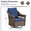 Fauteuil oscillant Janeva