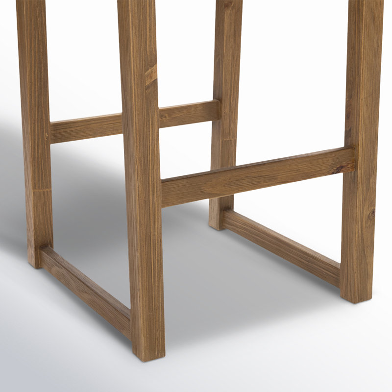 Cabrini Bar & Counter Stool, Counter Stool (24" Seat Height), Honey Brown