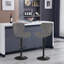 Bronxville Upholstered Velvet Adjustable Height Bar Stool-1036064933