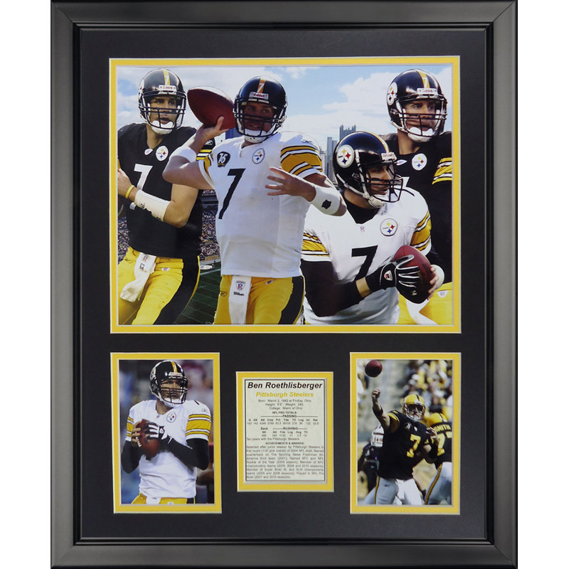Cadre photo « pittsburgh aciers-roethlisberger collage » NFL