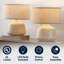 Lampe de table Mikel 17,25 po Mikel