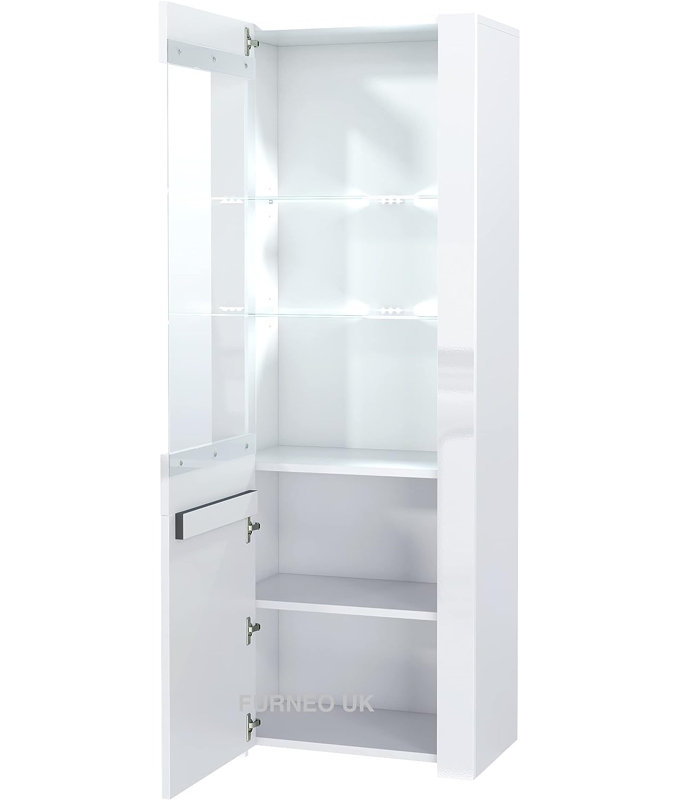 Milano Display Cabinet, White