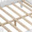 Full Size Wood Platform Bed For Kids, Wood Low Profile Full Bed With Rails For Girls And Boys, White-1247911027-1247911026