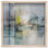 Décoration murale abstraite «Faded Luminescence I» par Art Remedy, cadre blond, 20 x 20