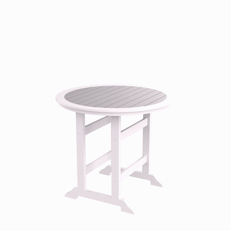 Table de bar en PEHD, table de salle à manger, ensemble de bar de patio, table à hauteur de comptoir pour l'extérieur