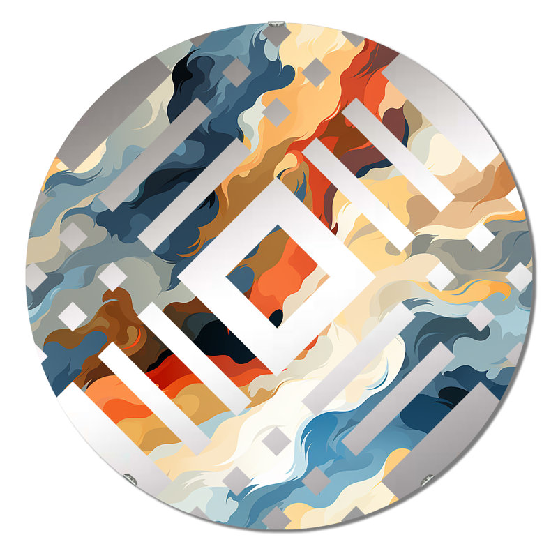 Miroir décoratif Ethereal Whispers, 23,6 po x 23,6 po