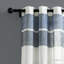 Paire de rideaux transparents texturés à rayures-1481786366