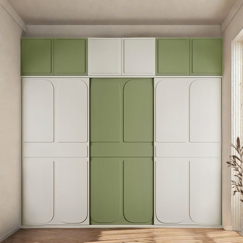 Garde-robe simple de couleur assortie, H 97,64 po x l 70,87 po x P 23,62 po