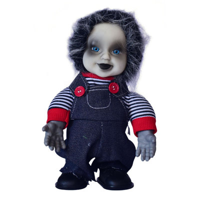 Halloween Toys Voice-activated Light-emitting Sound Walking Ghost Child Scene Decoration Ornaments
