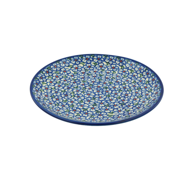 Assiette d’apéritif de poterie polonaise 8 po