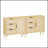 Modern Rattan Wood Dresser With Spacious Drawers And Adjustable Shelf For Versatile Storage In Any Room