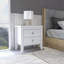 Table de chevet 2 tiroirs Windsor - blanc-1426777565