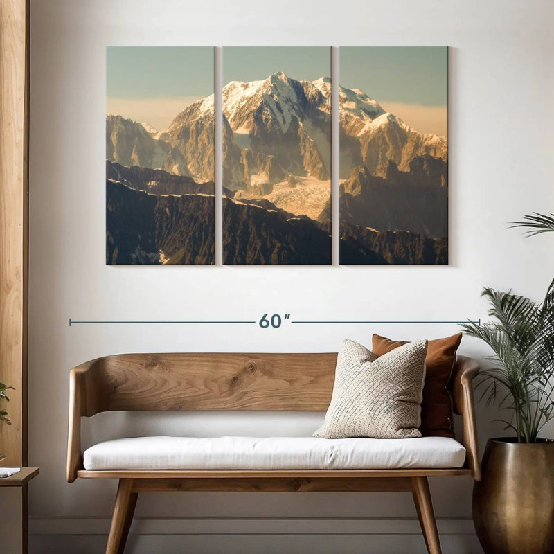 Alvord Snow Mountain Denali, 32" H x 50" W