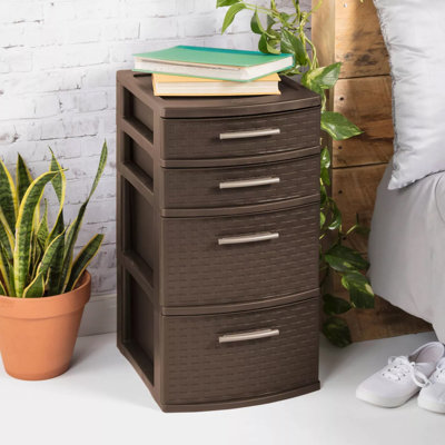 Commode à 4 tiroirs Sterilite