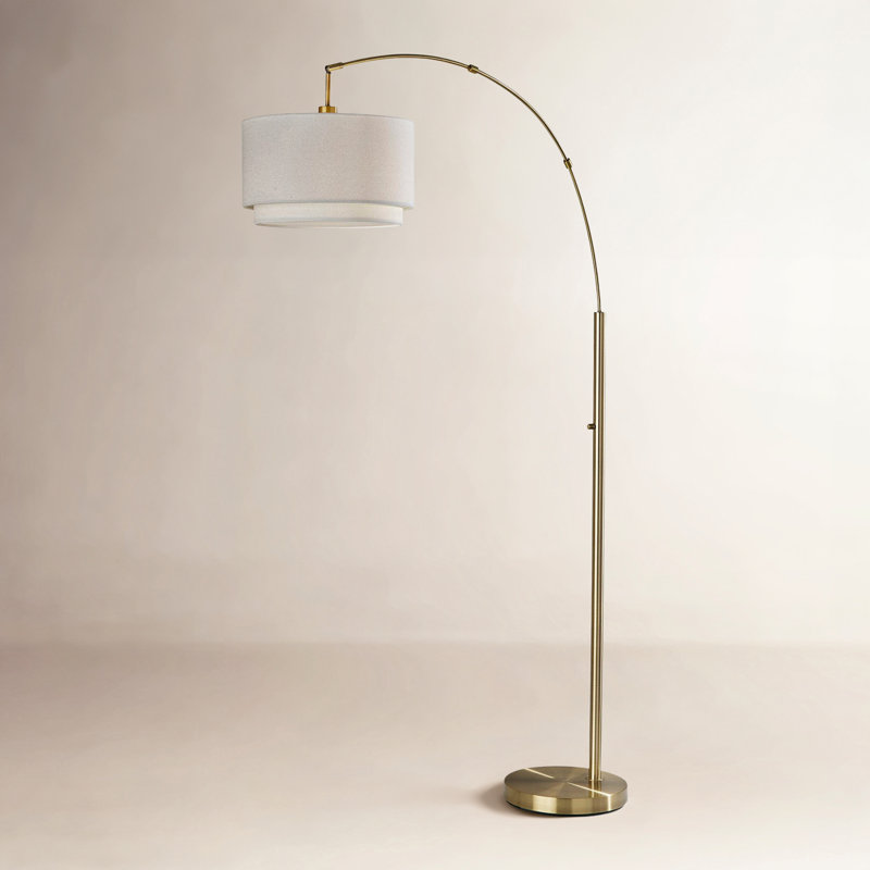 Finley 73.5'' Brass Arched Floor Lamp