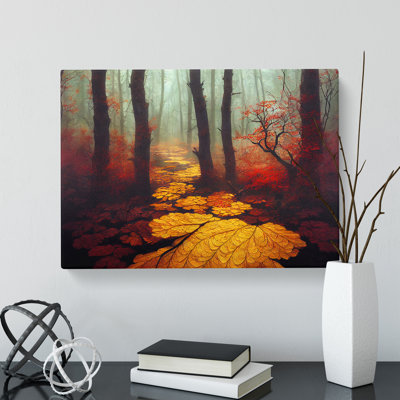 An Eye Catching Forest - Wrapped Canvas