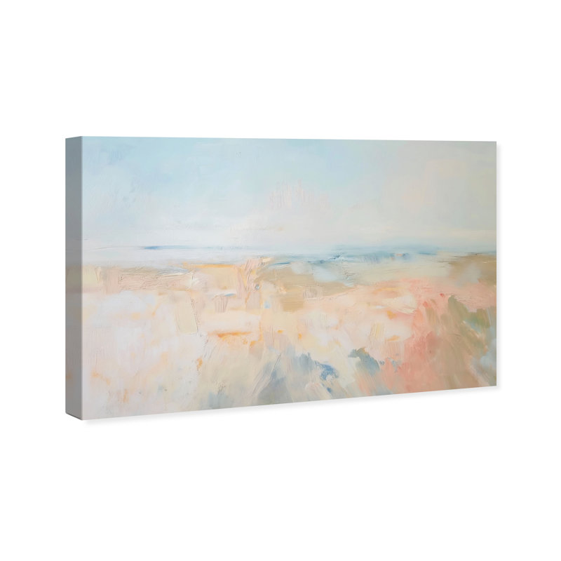 Tidal Borderland II Canvas Abstract Print by Oliver Gal, Black Frame, 15 x 10, 10"H x 15"W, Canvas Unframed
