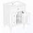 Freestanding Bathroom Vanity With Sink And Adjustable Shelf-1743658406