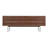 Harper Sideboard - Durable Walnut Veneer With Spacious Storage & Metal Base