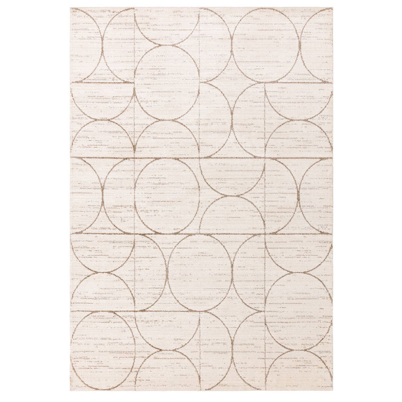 Rosabal Geometric Area Rug, Rectangle 80 x 140 cm