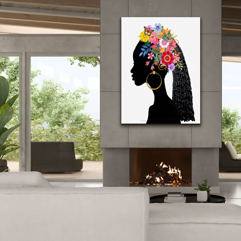 «Oh Happy Day J» par Jean Plout, art mural sur toile, H 54 po x l 40 po x P 1,5 po