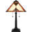 Aiden 2-Light Matte Black Table Lamp