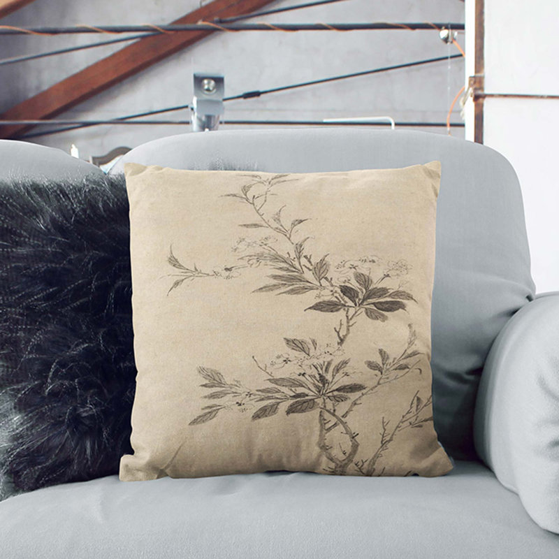 Square Throw Cushion, 40cm H x 40cm W x 15cm D