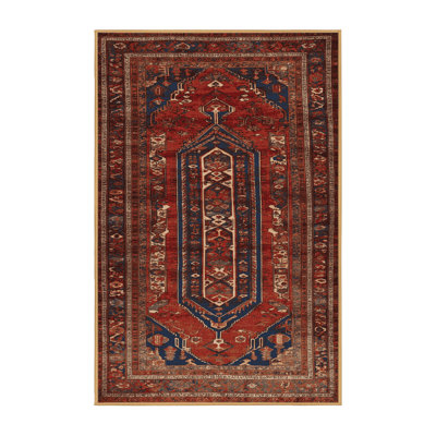 Machine Washable Persian Brown Area Rug