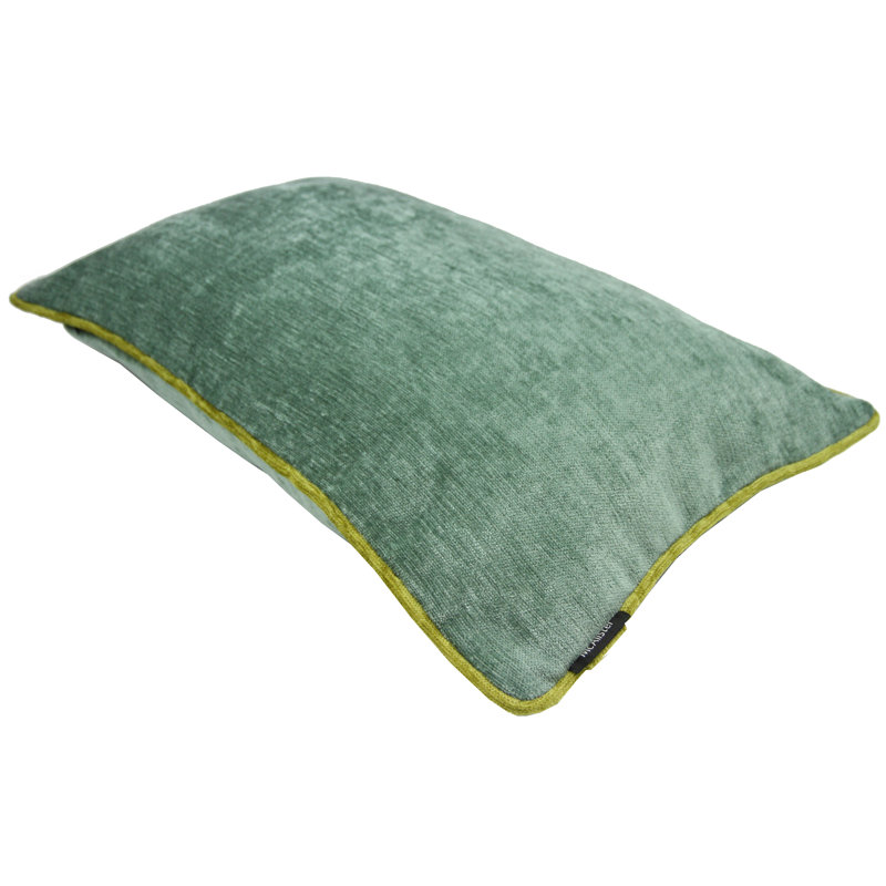 Suwanee Rectangular Cushion Cover, 30 x 50cm, Duck Egg/Lime