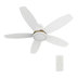48'' Ellie-Elizabeth Smart DC Ceiling Fan with Light, Remote control