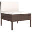 Méridienne 6 pièces avec coussins Millersville-429876086-429876085