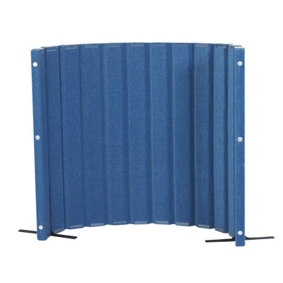 Cloison silencieuse 48 po x 72 po Angeles avec panneaux insonorisants et cloison autoportante Angeles