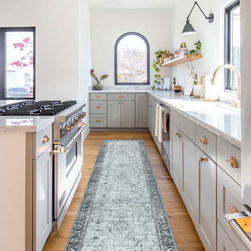 Tapis de salle à manger Govan, Tapis de couloir 2 pi x 8 pi