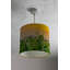 25cm H Canvas Drum Pendant Shade ( Clip On )