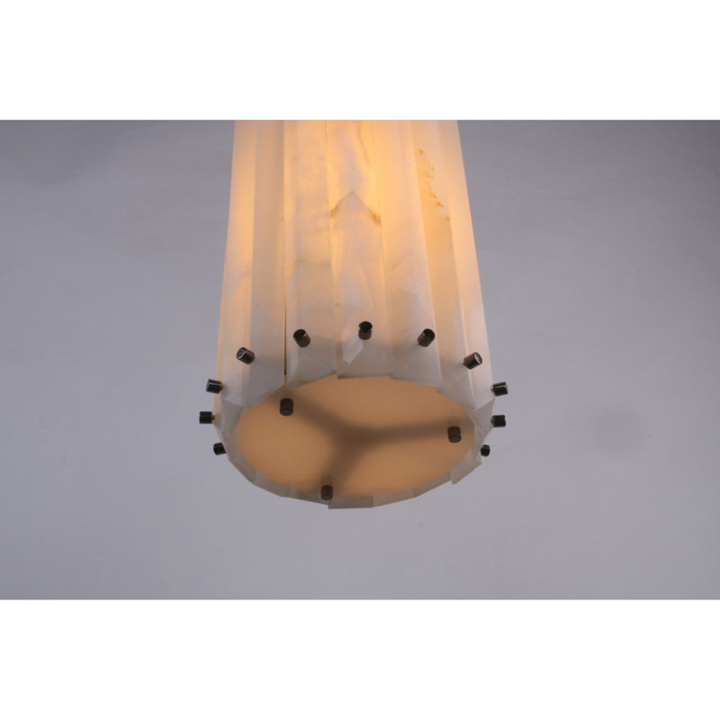 Lustre rond en nickel poli à 12 lumières, Nickel brossé, H 40 po x l 60 po x P 60 po, Blanc laiteux