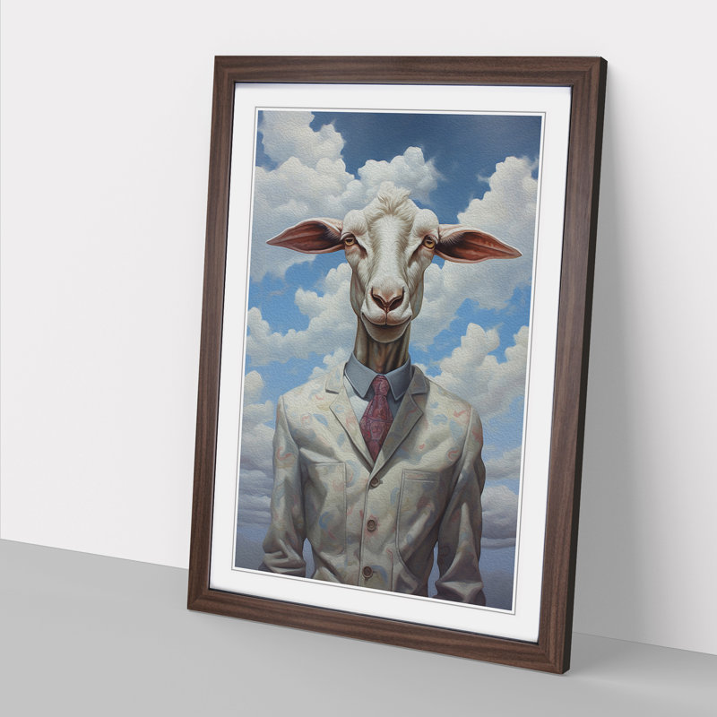Goat Dadaism - Framed Print