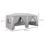 Auvent 19 x 10 pi Outsunny avec 6 parois latérales amovibles