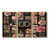 Toile avec cadre flottant or