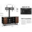 Charlotin Swivel Height Adjustable TV Stand