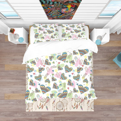 Ensemble de housse de couette moderne et contemporaine
