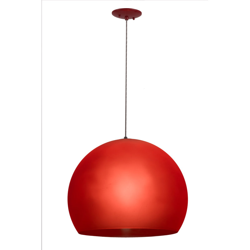 Bola Play 1 - Light Pendant, Red