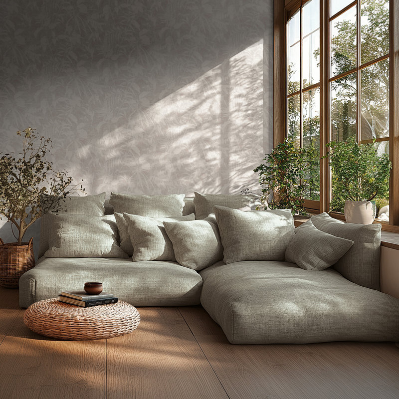Galerie Horizon Cloud Forest Wallpaper, Cream