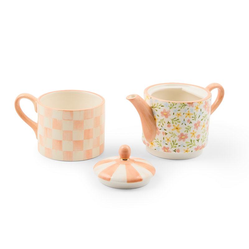 Posie Patch Ceramic Tea For Me