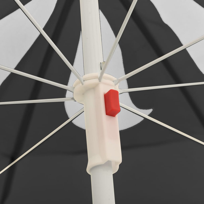 Parasol d'extérieur 100% anthracite anthracite 70%, Anthracite