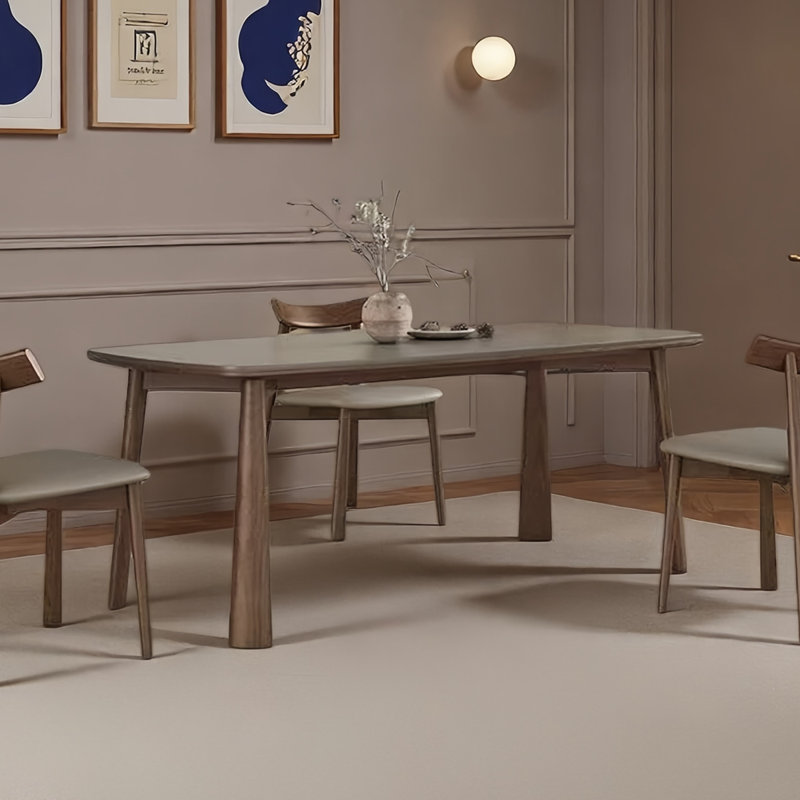 Table de salle à manger moderne et minimaliste, H 29,53 po x L 62,99 po x l 31,5 po