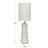 Analysa Stoneware Floor Lamp with Reactive Glaze and Linen Shade