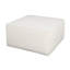 Repose-pieds rembourré carré, table basse carrée pour la maison-2003597491