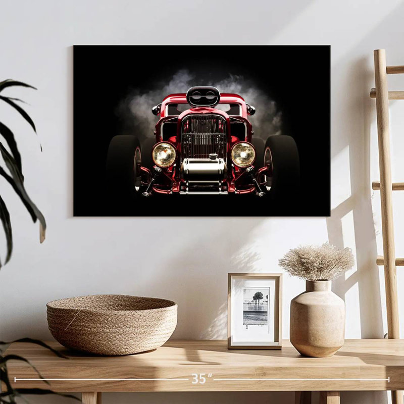 Mehar Smoking Hot Rod, 16" H x 24" W
