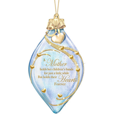 Ornement «A Mother Holdes Child's Heart Forever»