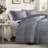 Soft Queen Bedding Sets, Polyester Striped Modern Style For Home